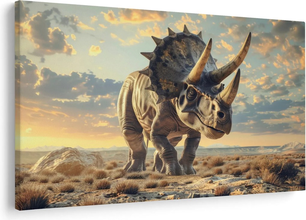 Tablou - Triceratops (90x60 cm)
