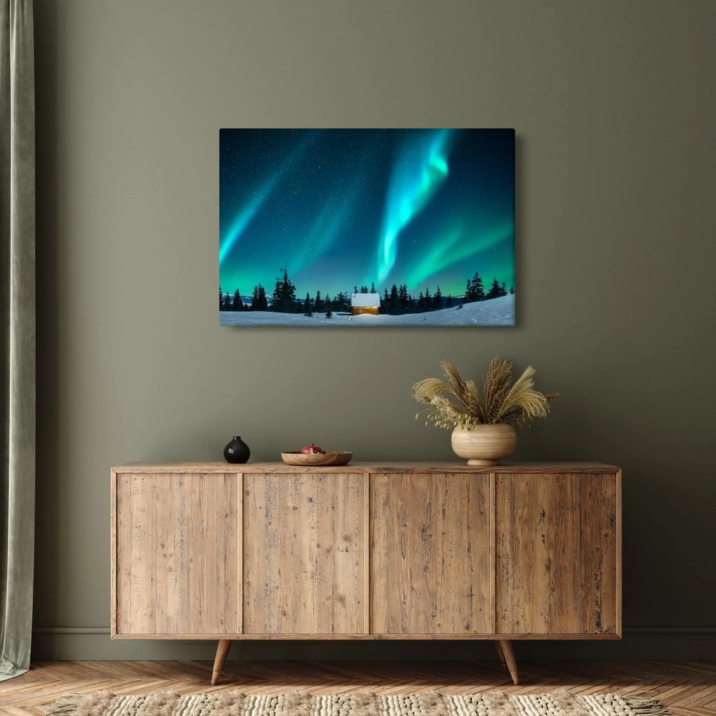 Tablou - Aurora Boreală (90x60 cm)