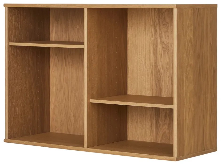 Bibliotecă în culoare naturală cu aspect de lemn de stejar suspendată 89x61 cm Mistral – Hammel Furniture