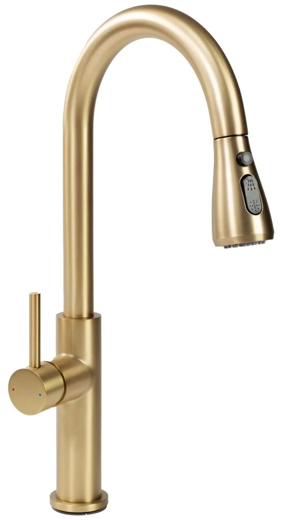 Baterie de bucătărie Rea Nest Gold Brush