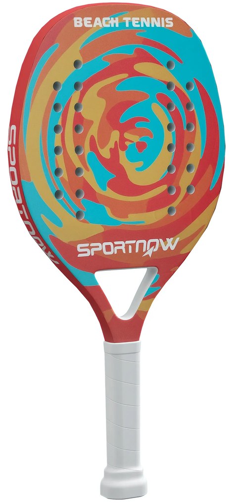 SPORTNOW Rachetă de Padel din Fibră de Carbon, cu Mâner Antiderapant și Geantă de Transport, 28x23 cm, Galben | Aosom Romania