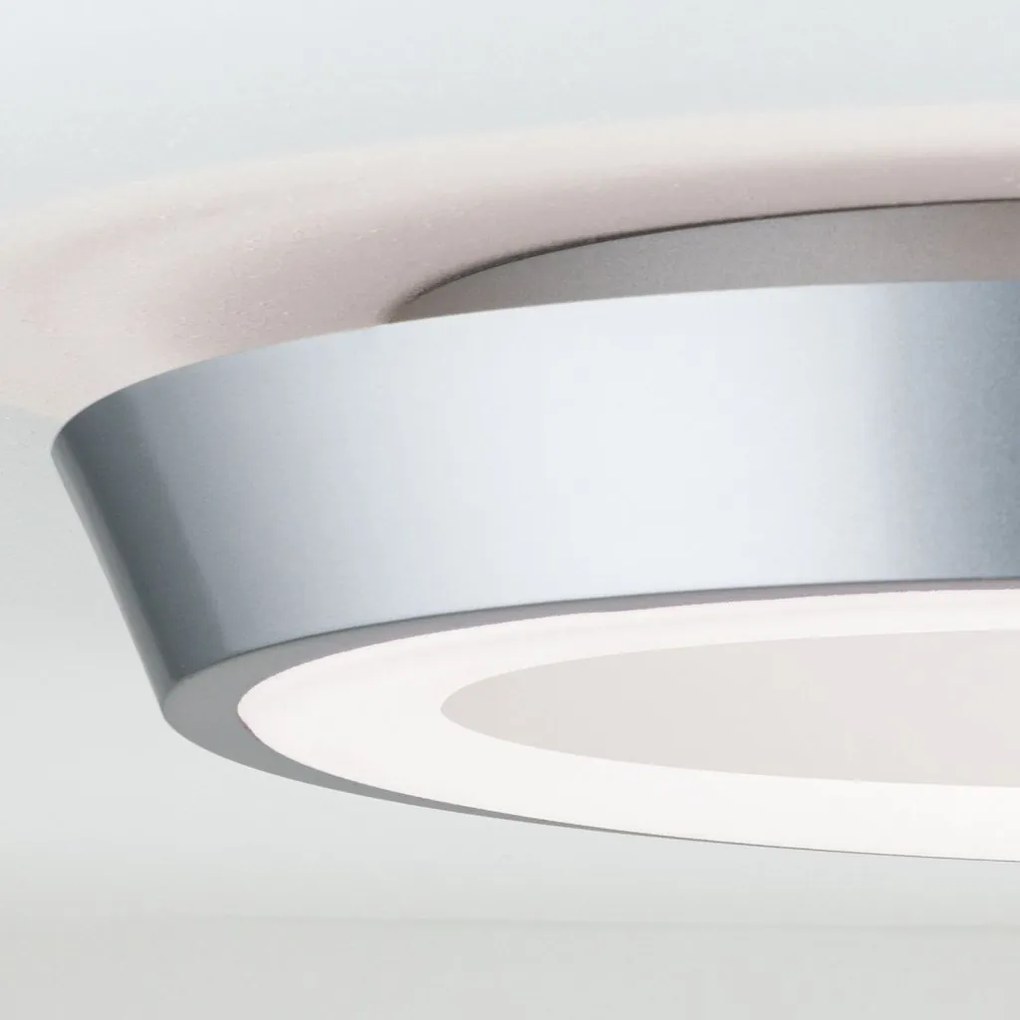 Plafoniera LED design circular LOOK argintie