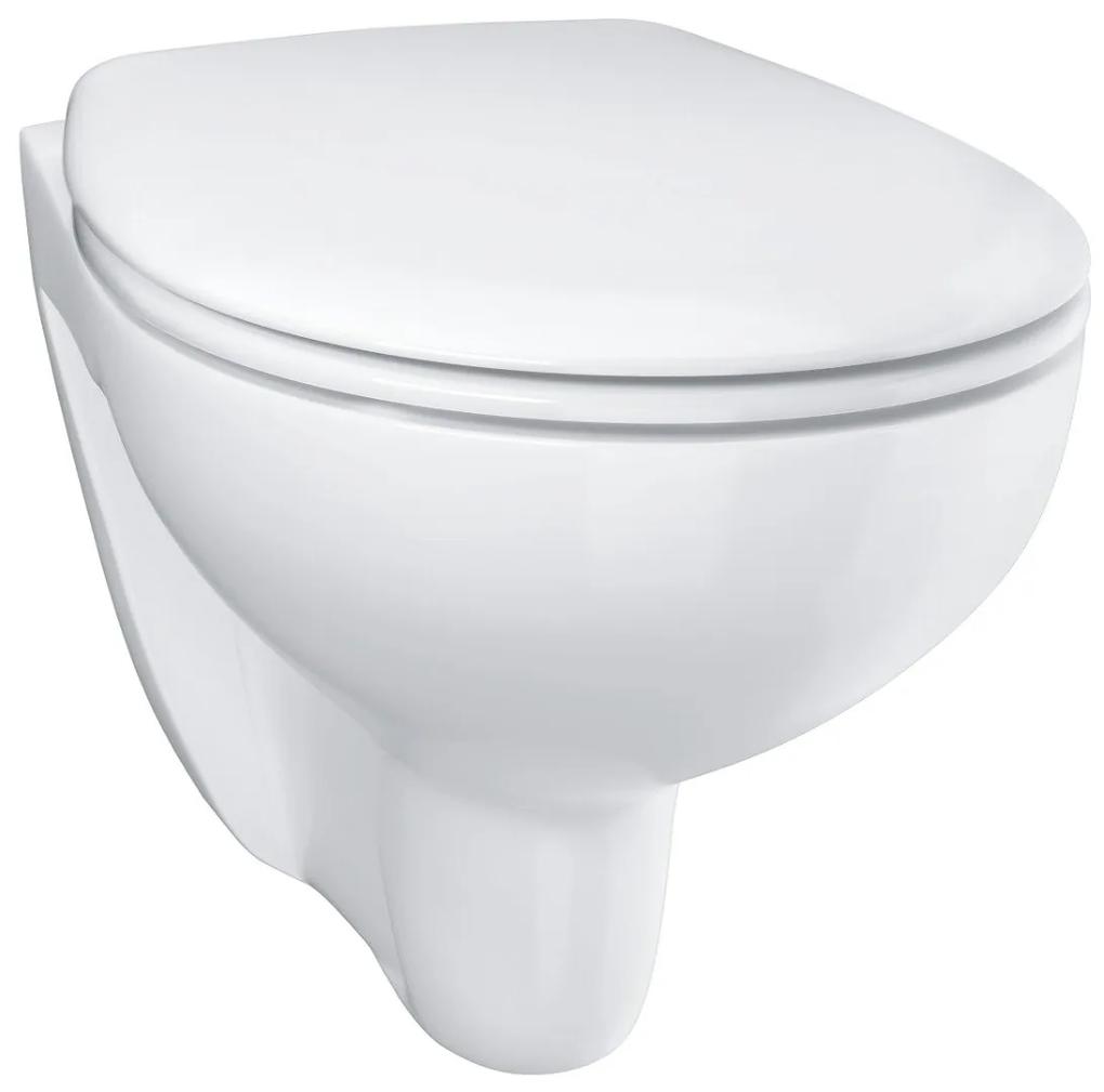 Set vas WC Grohe Bau Ceramic suspendat Rimless cu capac soft-close - 39351000