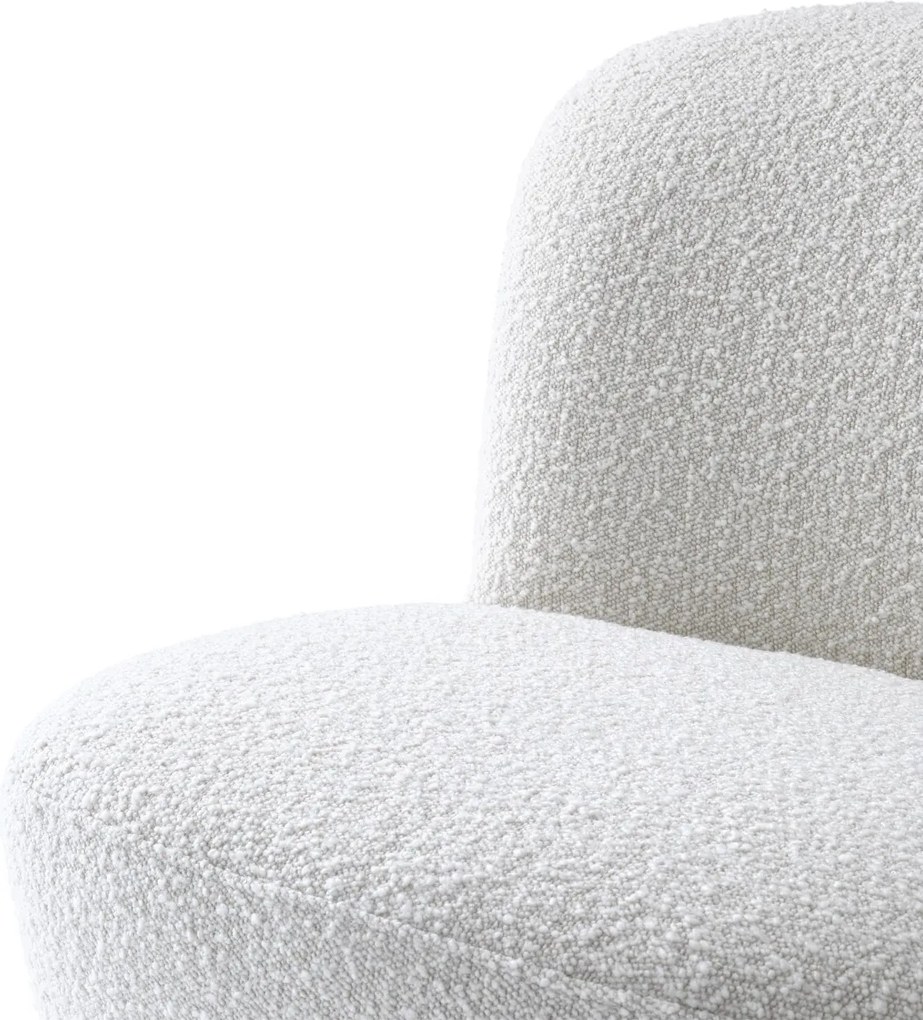 Fotoliu pivotant design LUX Doria, alb 113458 HZ