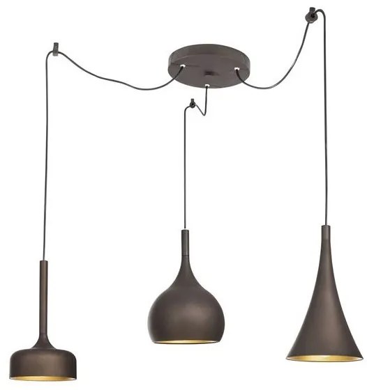 Lustra design modern cu 3 pendule Nuorese NVL-8942201