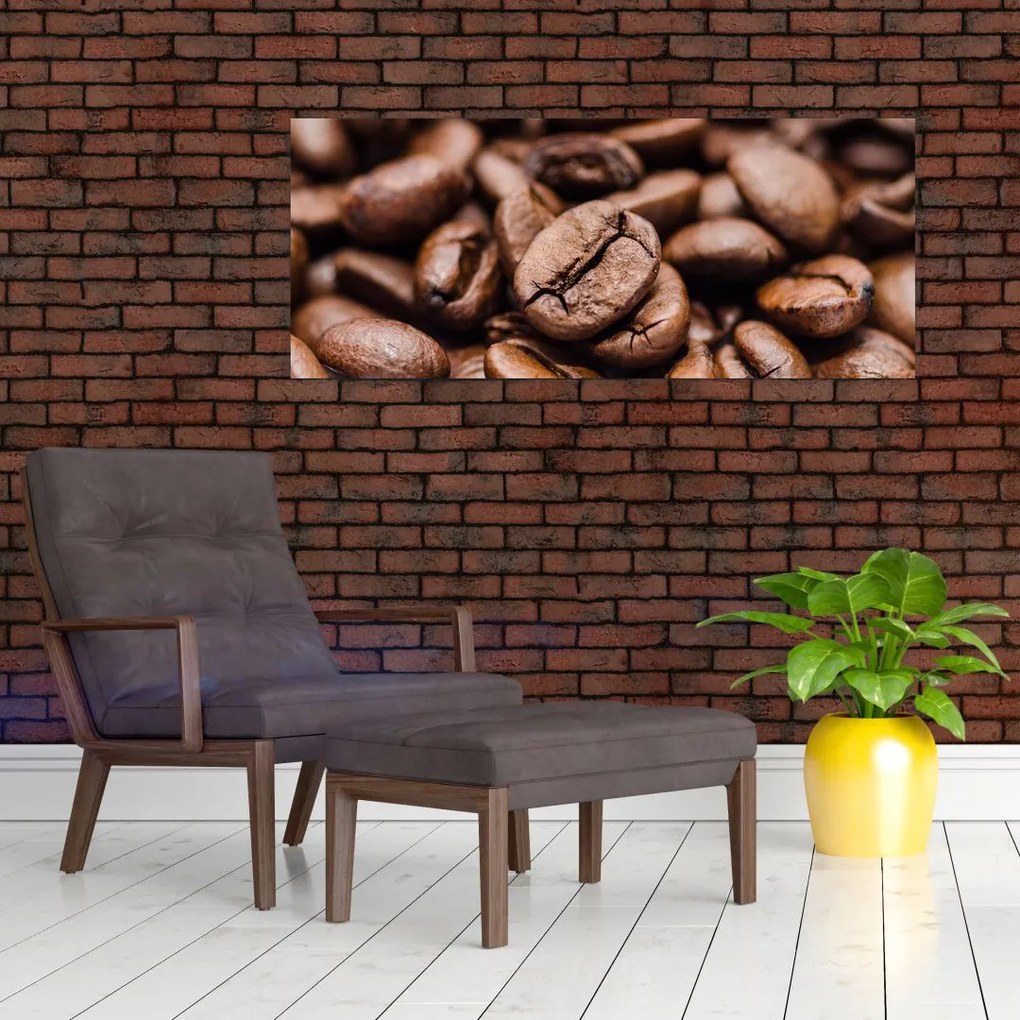 Tablou - Boabe de cafea (120x50 cm)