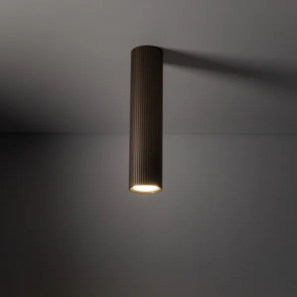 Spot TUNE L 1xGU10/10W/230V 24 cm maro