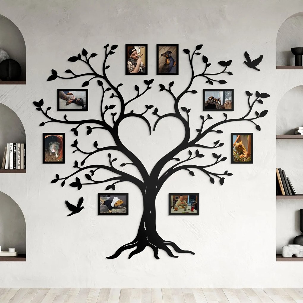 DUBLEZ | Ramă foto Arbore Genealogic din lemn