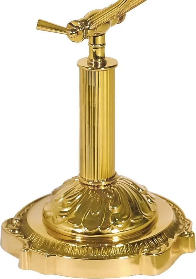 Lampa de birou din alama design clasic Banker