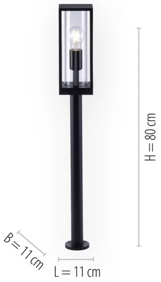 Lampă de exterior EMIL 1xE27/60W/230V IP44 Paul Neuhaus 9497-13