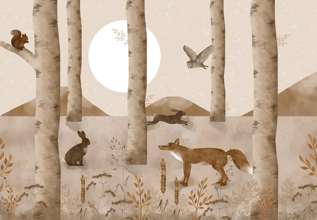 Fototapet - Peisaj forestier (147x102 cm)