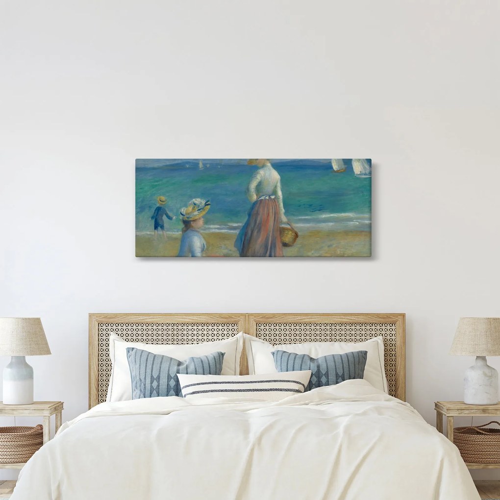 Tablou - Auguste Renoir, Figures on the Beach, reproducere (120x50 cm)