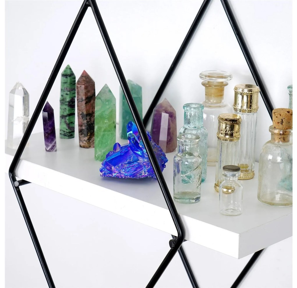 Raft decorativ de perete Duvelo 15 (alb) . 1093637
