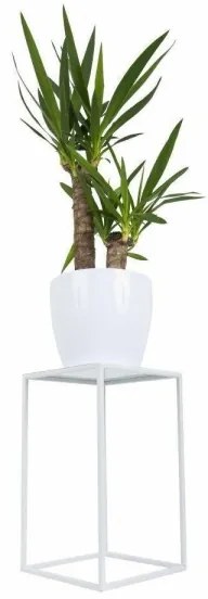 Suport pentru flori 40x24 cm, alb