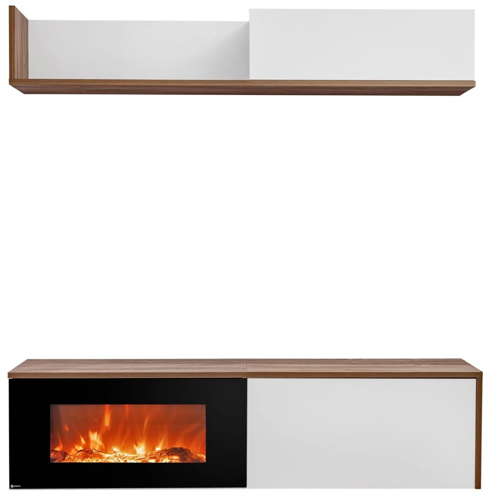Mobilier living Dalton RSW DLE (stejar sterling + alb mat). 1097685