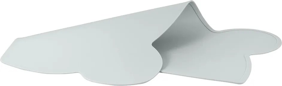 Suport din silicon pentru masă Kindsgut Bear, 48 x 25 cm, albastru deschis