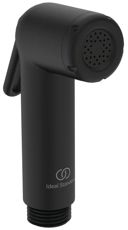 Baterie bideu incastrata, cu dus, furtun si suport, negru mat, Ideal Standard IdealSpray Negru mat