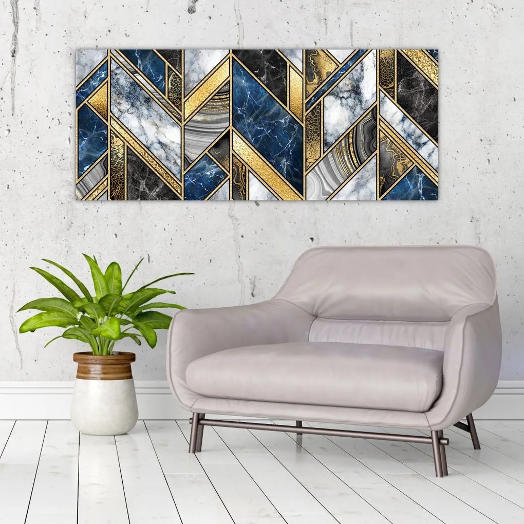 Tablou abstracției artistice (120x50 cm)