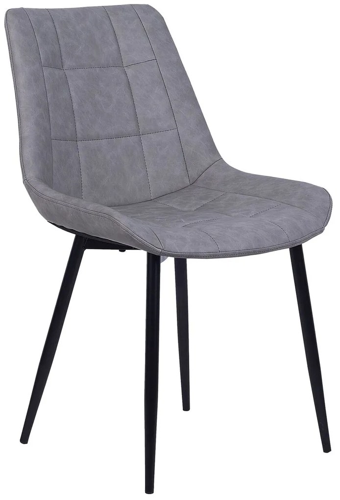 Set 2 buc. scaune pentru sufragerie Morose (gri). 1009937