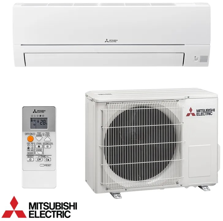 Aparat de aer conditionat Mitsubishi Electric MSZ-HR50VF + MUZ-HR50VF, 18000 BTU 35 m², A++/A+, R-32, Alb