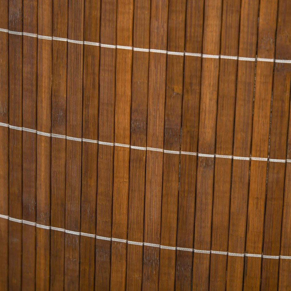 HOMCOM Coș de rufe Coș pentru colectarea rufelor, 55L capacitate, capac detașabil, 38 cm x 38 cm x 57 cm, Maro | Aosom Romania