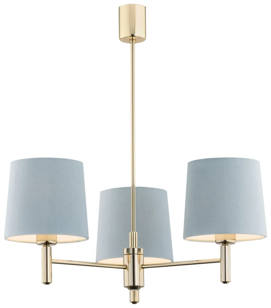 Candelabru modern design elegant PONTE 3L albastru