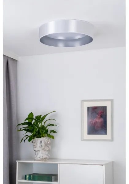 Plafonieră LED Duolla ROLLER LED/24W/230V d. 45 cm argintiu
