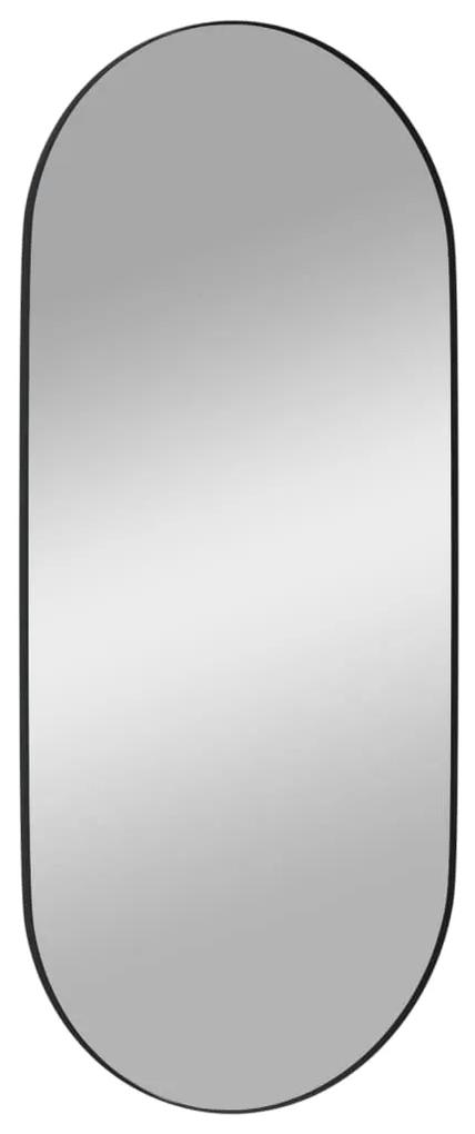 Oglinda de perete, negru, 45x100 cm, ovala 1, Negru, 45 x 100 cm