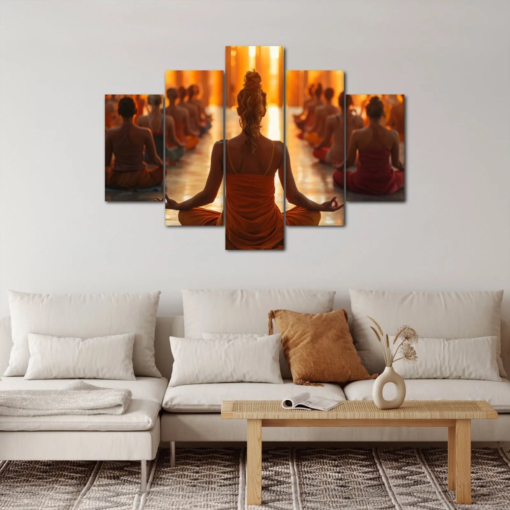 Tablou - Lecții de yoga (150x105 cm)