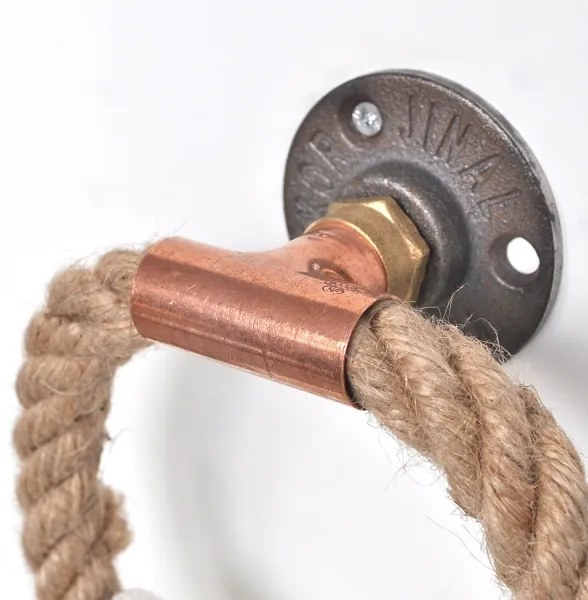 Suport de prosoape 16x16 cm bej/auriu