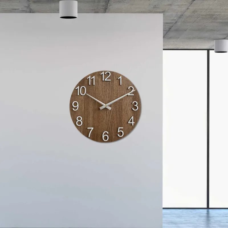 SENTOP | Ceas de perete elegant din lemn natural | TORRHTO