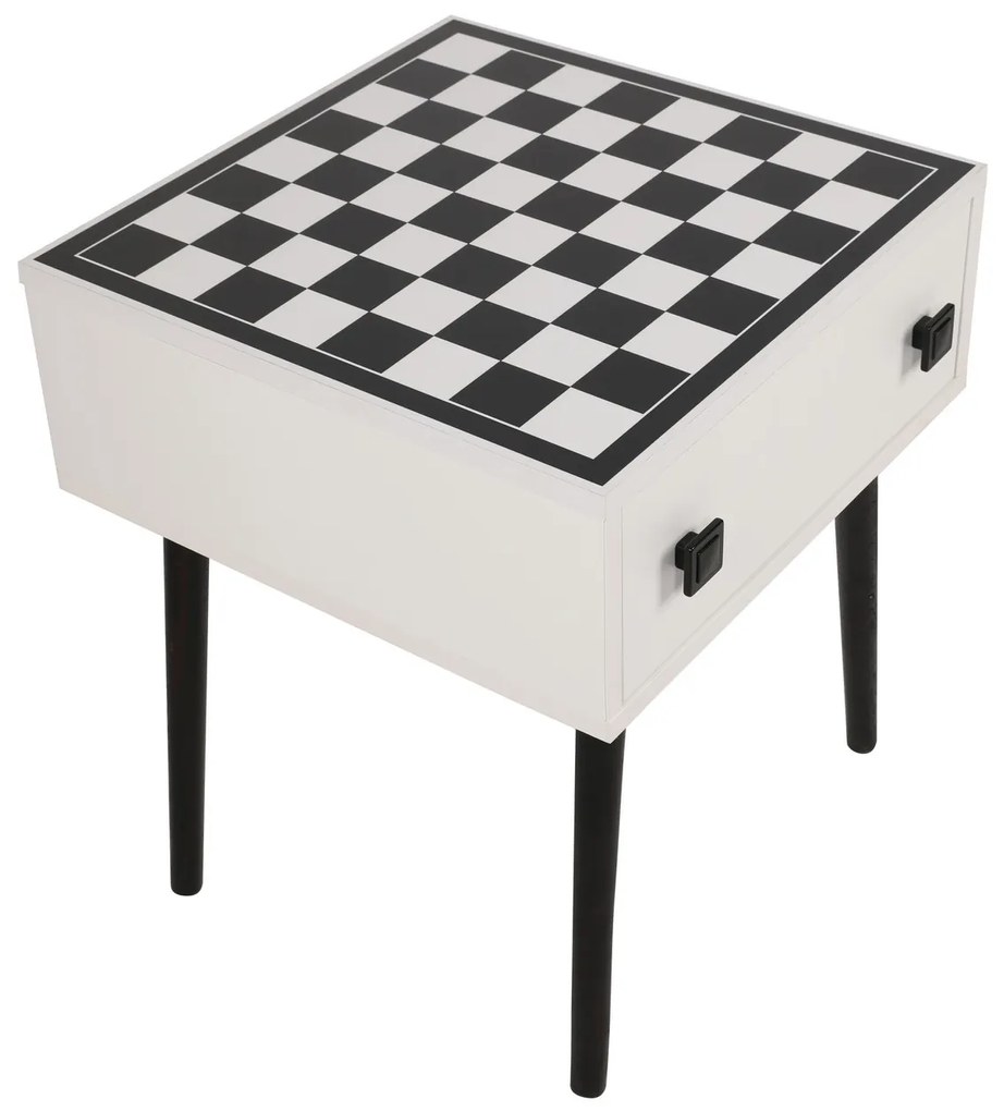 Măsuță pentru șach Chess (alb + negru). 1072667