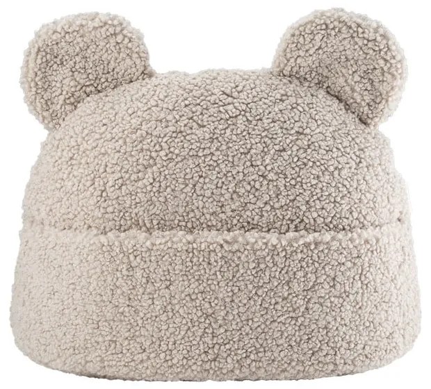 Pernă decorativă pentru copii maro deschis din țesătură bouclé Teddy Pouch – Wigiwama