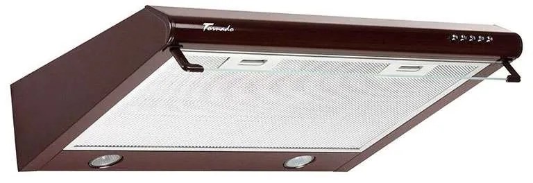 Hota traditionala Tornado Bona 20 (60) LED, 2 motoare, latime 60 cm, absorbtie 560 m3/ora, filtru anti-grasimi aluminiu 5 straturi, Maro