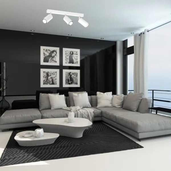 Spot HUDSON 3xGU10/8W/230V alb