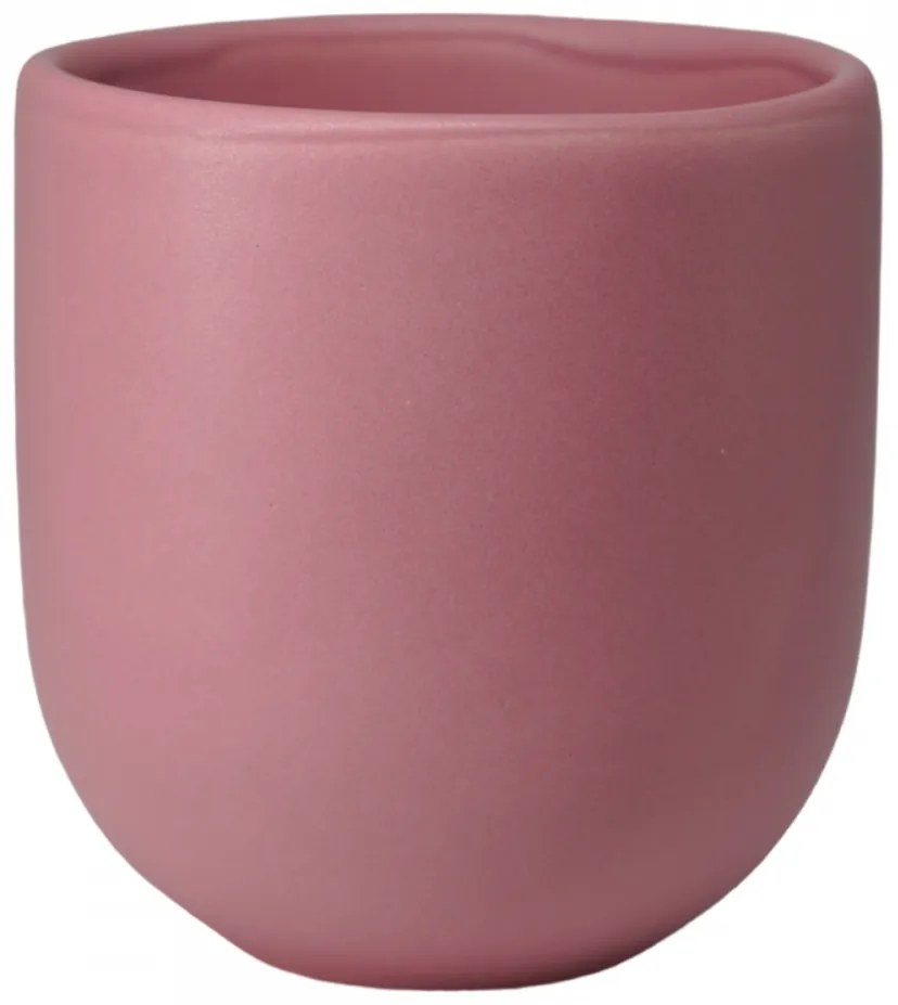 Pahar Cafea Novum Roz (Pantone Coral Pink , 250ml) Gresie Glazurata Manual