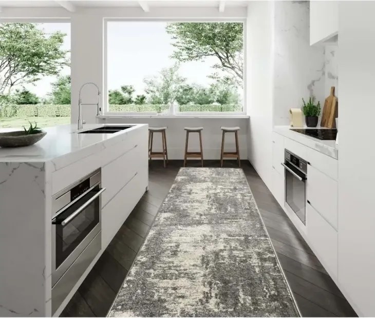 Traversa Beenom model abstract gri-bej 1008-155 Selectează lătime: 090 X