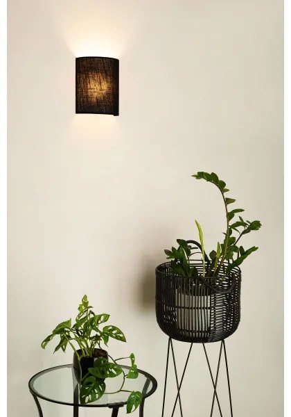 Brilagi - Lampă de perete SEMI 1xE27/15W/230V, Ø 20 cm, negru