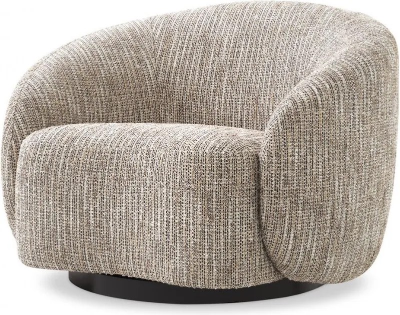 Fotoliu pivotant design elegant LUX Amore, bej mademoiselle 115481 HZ