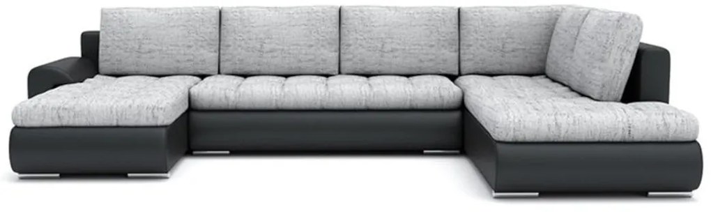 Expedo Canapea extensibilă în formă de TONIO II, 300x75x200, lawa 09/soft 11, dreapta