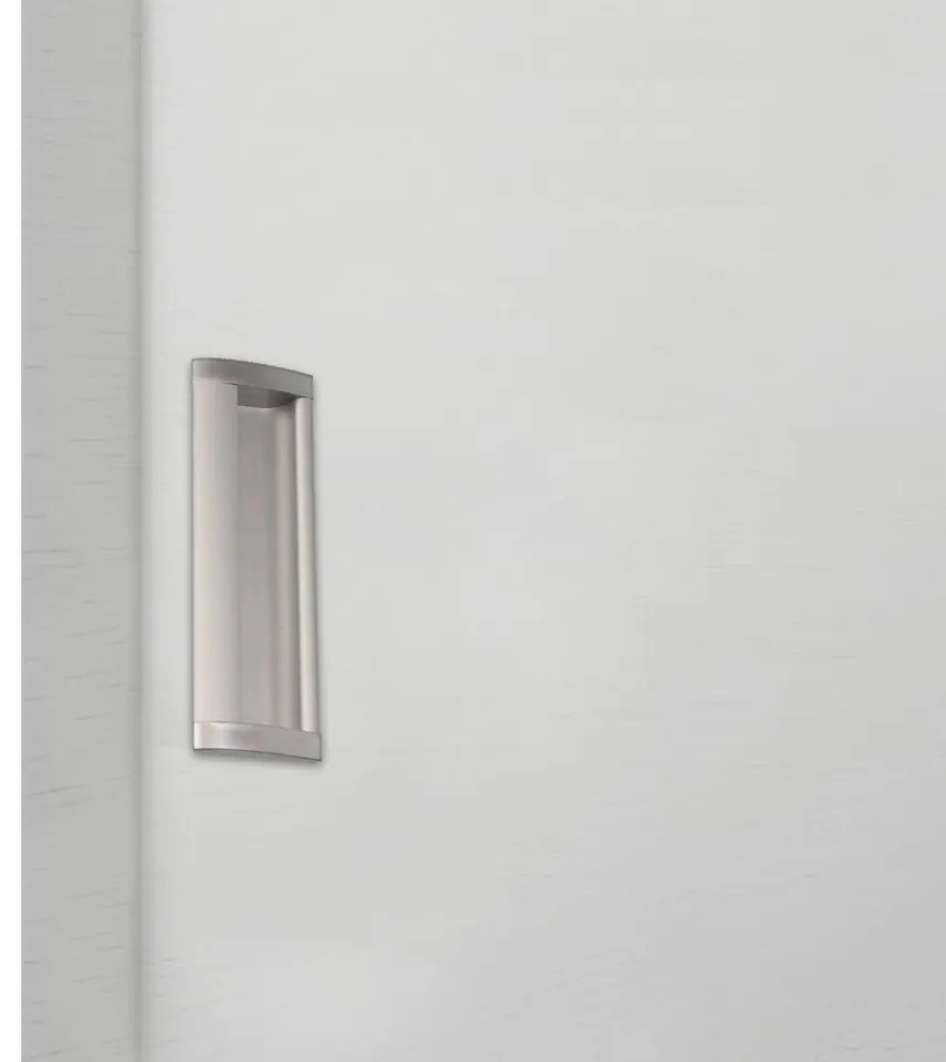 Usa glisanta HDF incastrata in perete - Colectia Basic 700 x 2000, 715 x 2020, Folie Decor, 1600 x 2100, Maner ingropat - fara broasca, Alb