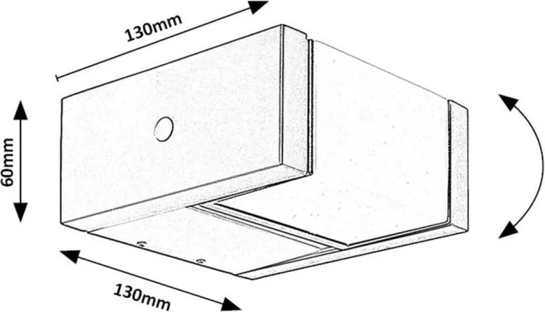 Aplica perete exterior, Protectie IP54 Cubbington