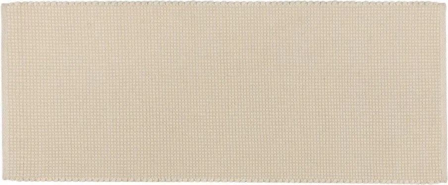 Covor tip traversă bej țesut manual din lână 80x170 cm Talo – noo.ma