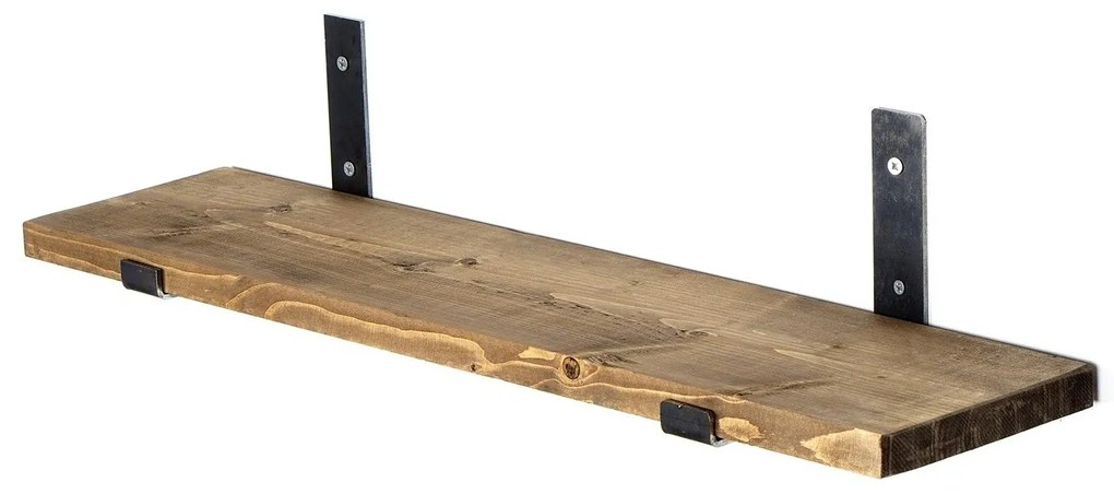 Raft decorativ de perete Dupone 9 (Nuc + negru) . 1093659