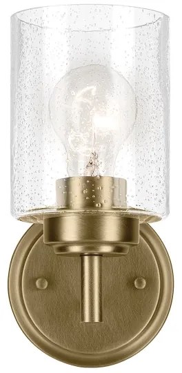 Lampă de perete Kichler KL-WINSLOW-1W-NBR WINSLOW 1xE27/60W/230V alamă