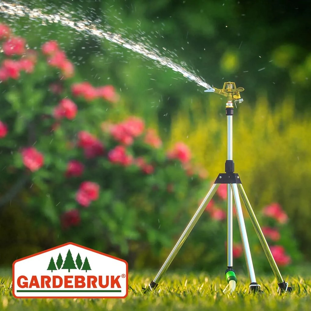 Aspersor pentru gazon SVEN cu suport telescopic 30-360° Gardebruk