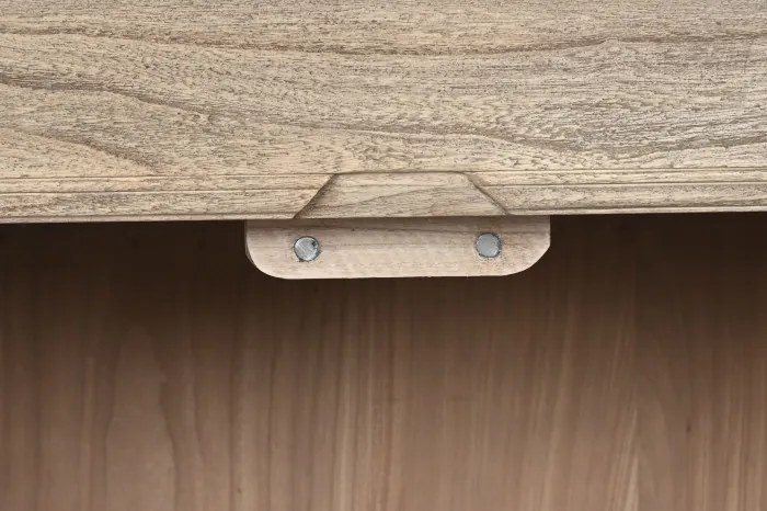 Bufet rustic, din lemn masiv, cu 3 sertare, „Étable”