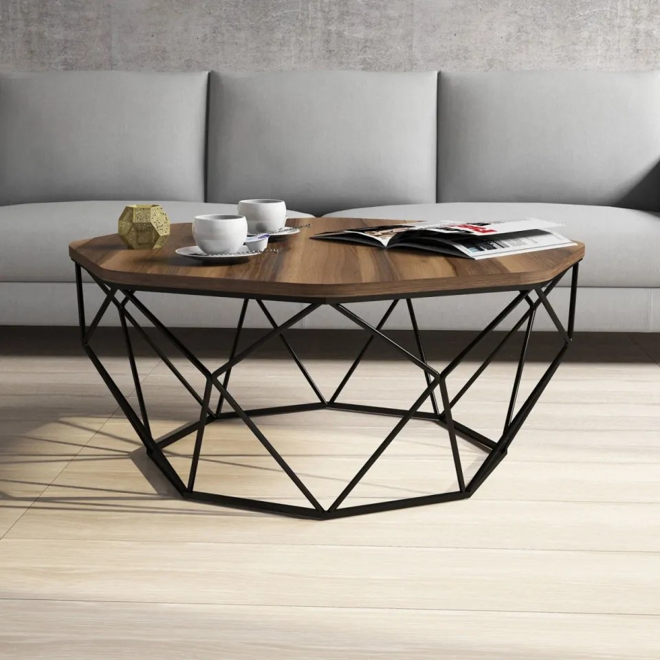 Masuta de Cafea Diamond, Nuc