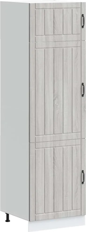 vidaXL Dulap de bucătărie „Lucca” Lemn prelucrat Sonoma gri