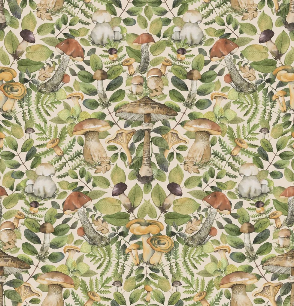 Fototapet, Mushroom Forest, Day, Rebel Walls